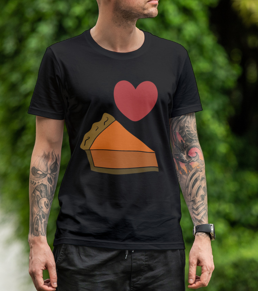 I Heart Pumpkin Pie Slice T-Shirt