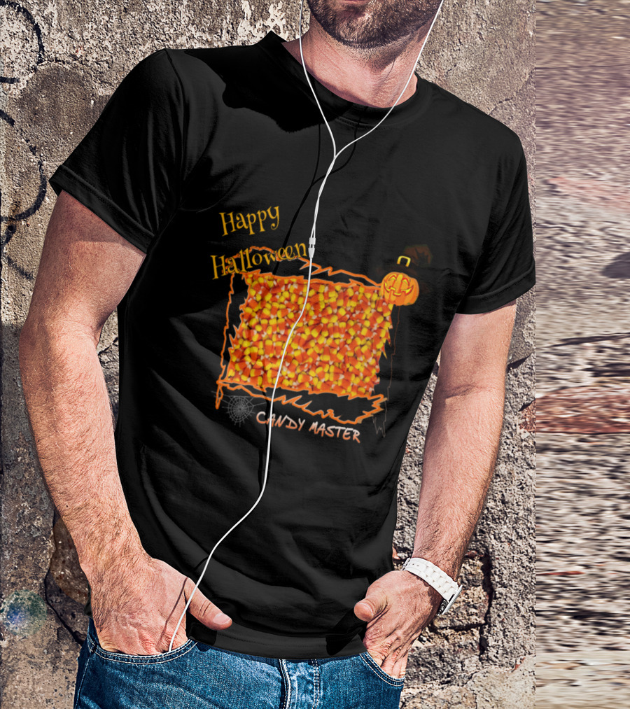 Happy Halloween Candy Master Pumpkin T-Shirt
