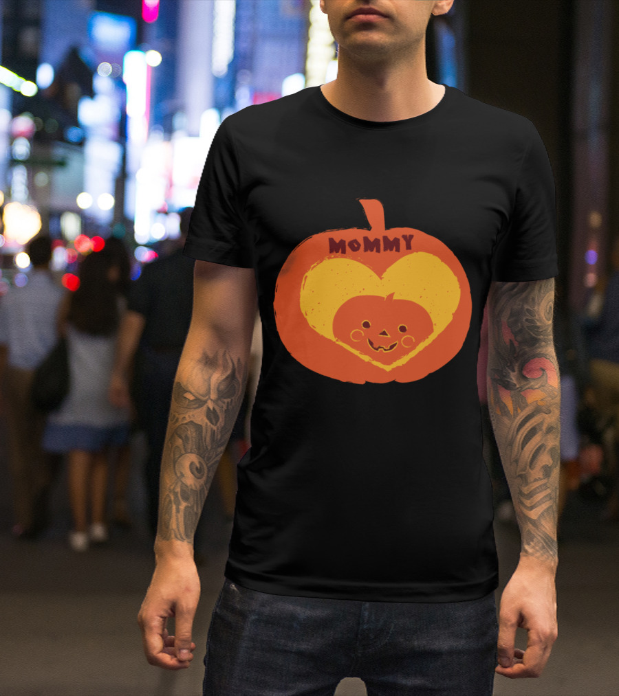 Mommy Little Pumpkin Womens Pregnancy T-Shirt