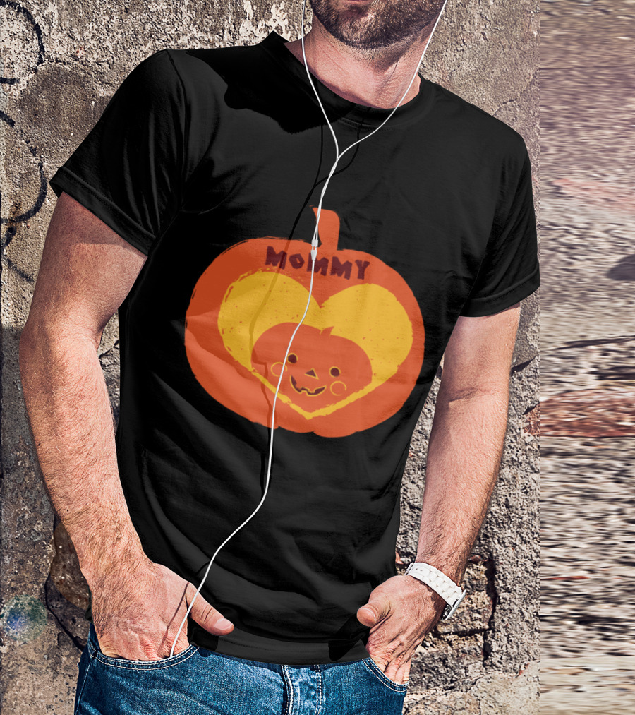Mommy Little Pumpkin Womens Pregnancy T-Shirt