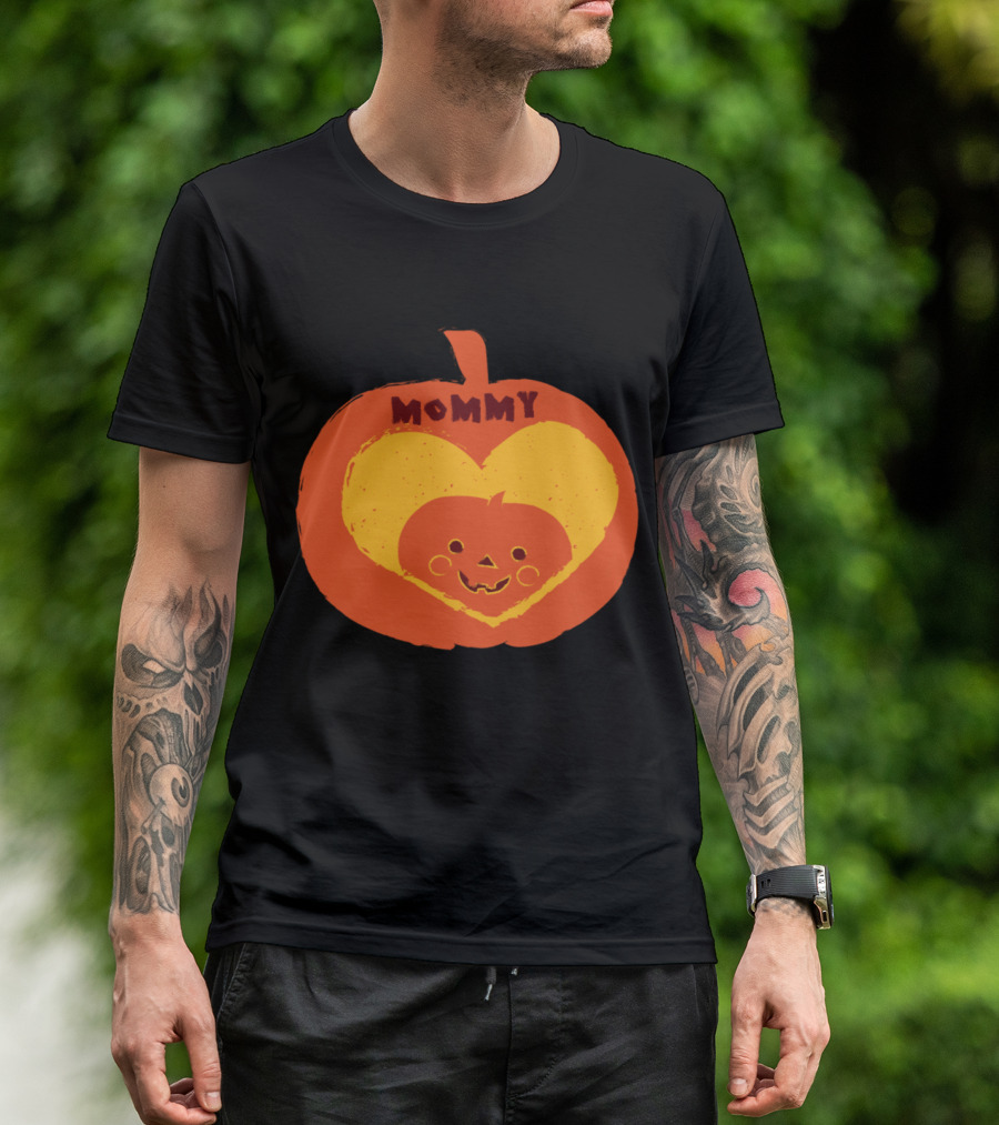 Mommy Little Pumpkin Womens Pregnancy T-Shirt