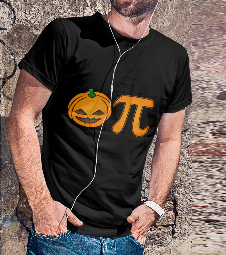 Pumpkin Pi Jack O' Lantern Halloween Funny Math Humor T-Shirt