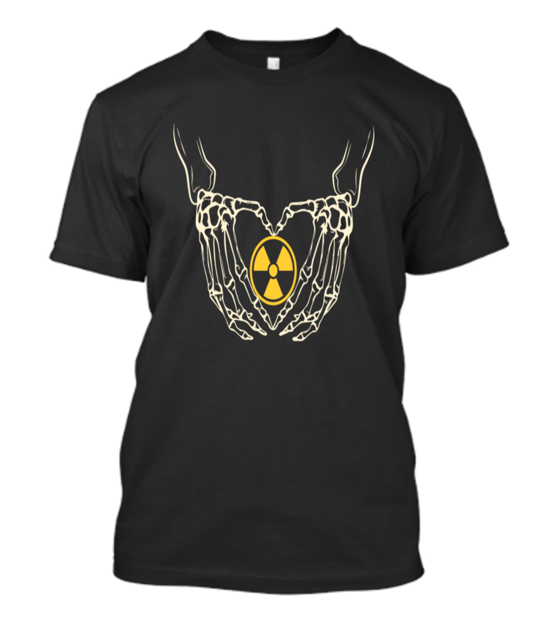 Radiology Nurse Skeleton Hands Heart With Medical Life T-Shirt