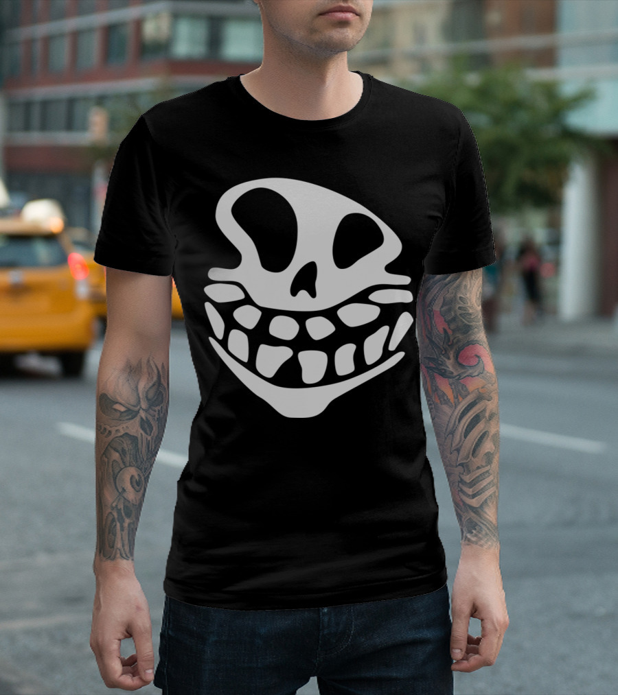 Insane Clown Skull The Skeletons Rising Grinning Face #18 T-Shirt