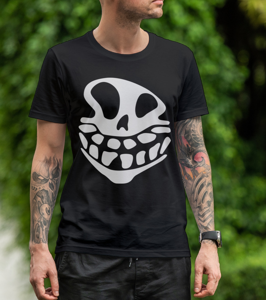 Insane Clown Skull The Skeletons Rising Grinning Face #18 T-Shirt