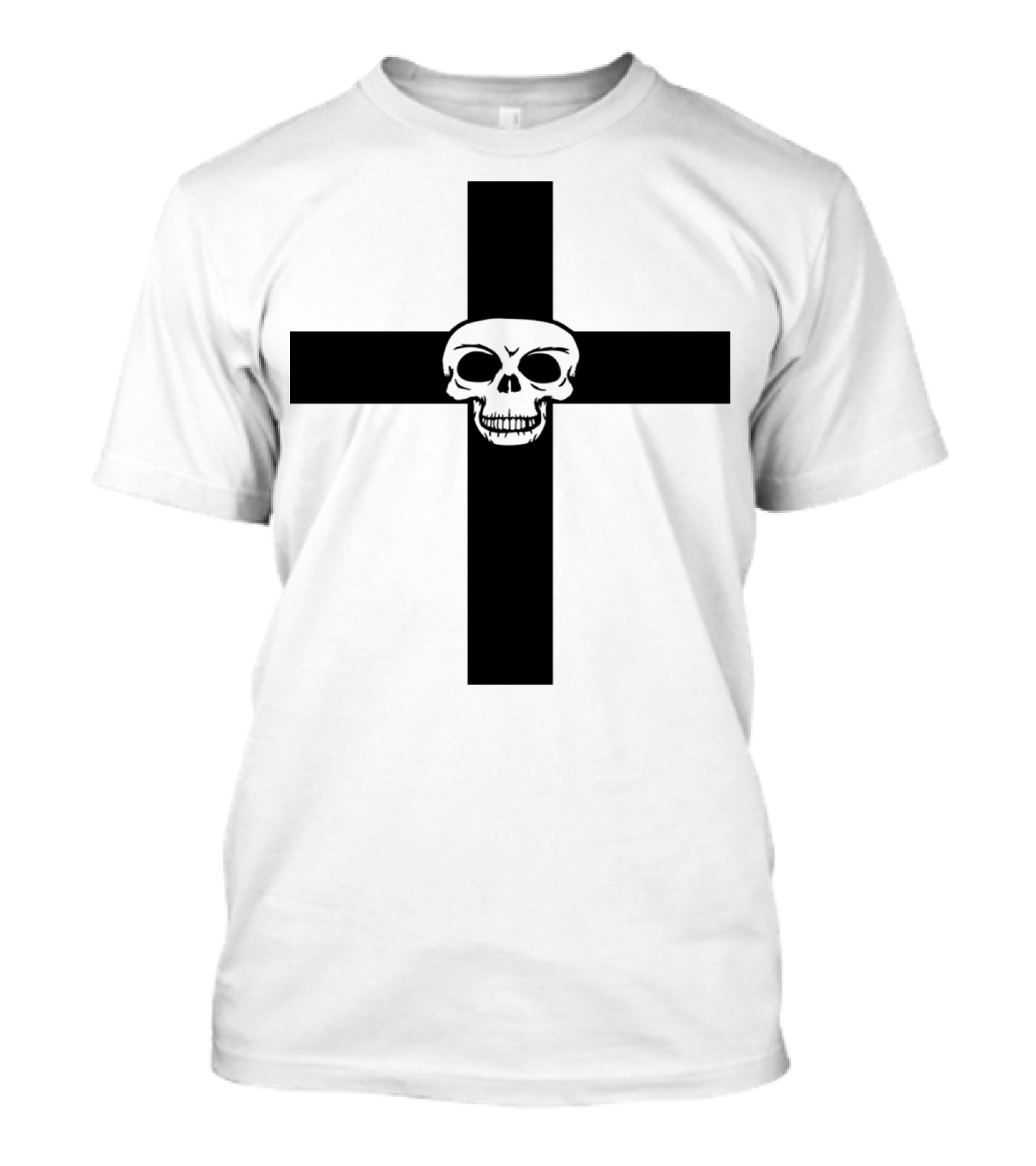 Dead Skull Skeleton Cross Satanist Hell T-Shirt