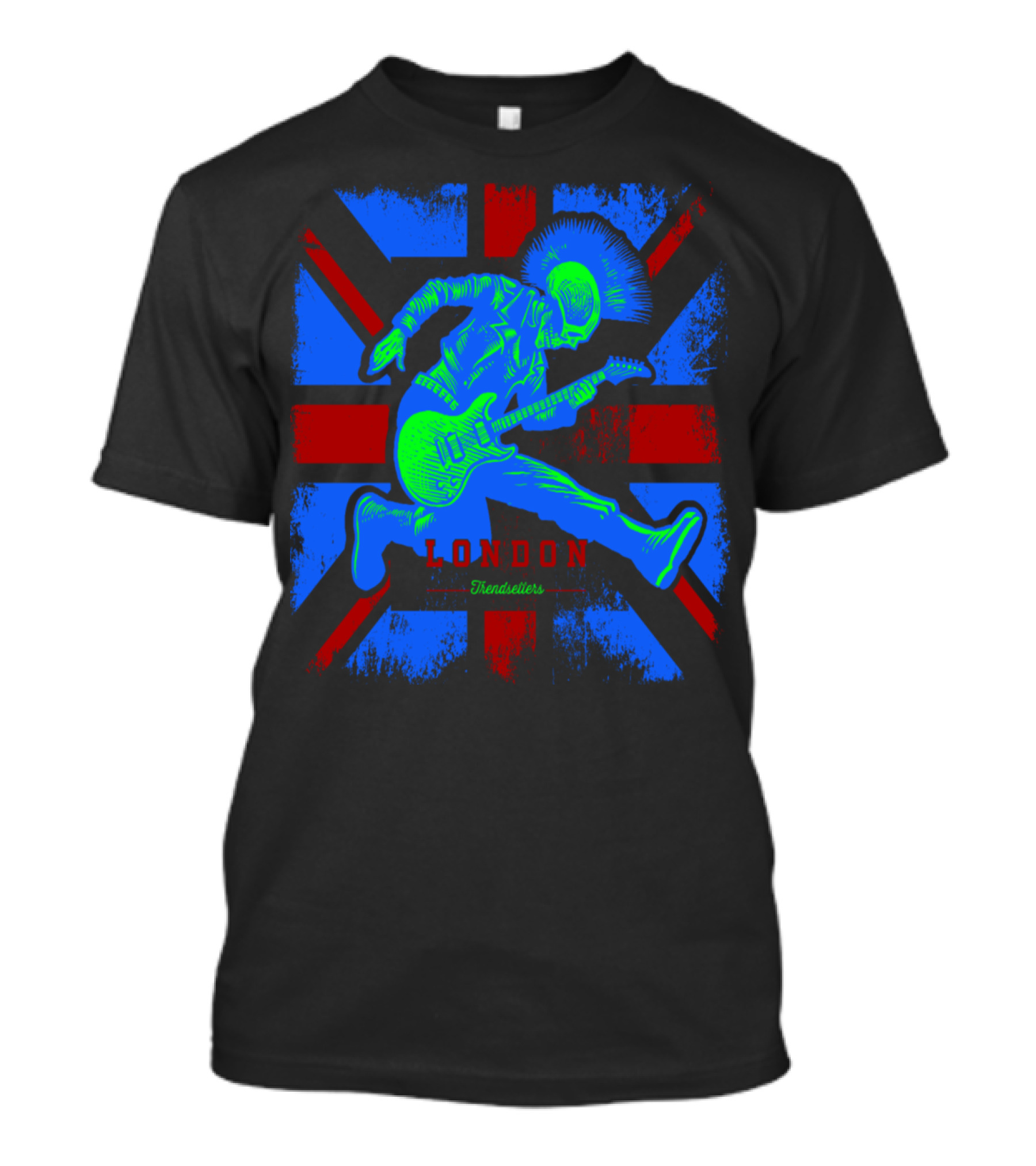 London Trendsetters Punk Rock Union Jack T-Shirt
