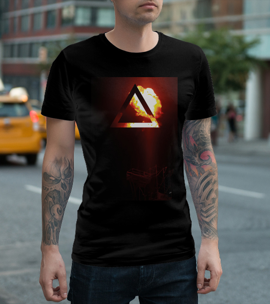 Numerous sightings of a blazing triangle emerge with the word FireAlchemy T-Shirt