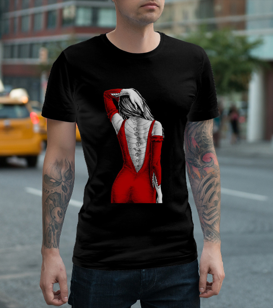 Cosmic Circus Lunar Phases Red Suit T-Shirt