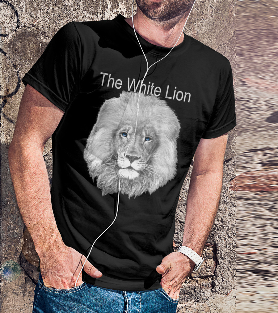 The White Lion Blue-Eyed T-Shirt