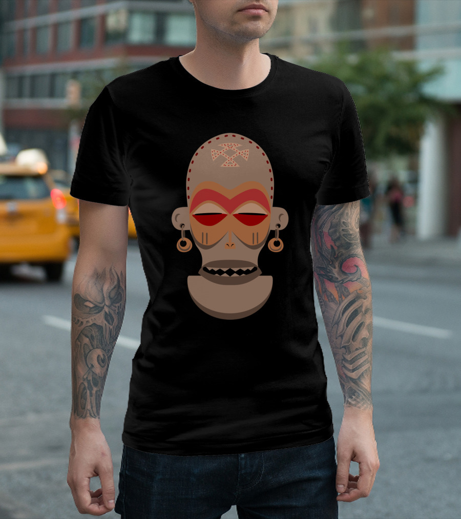 The Puppeters African Mask T-Shirt