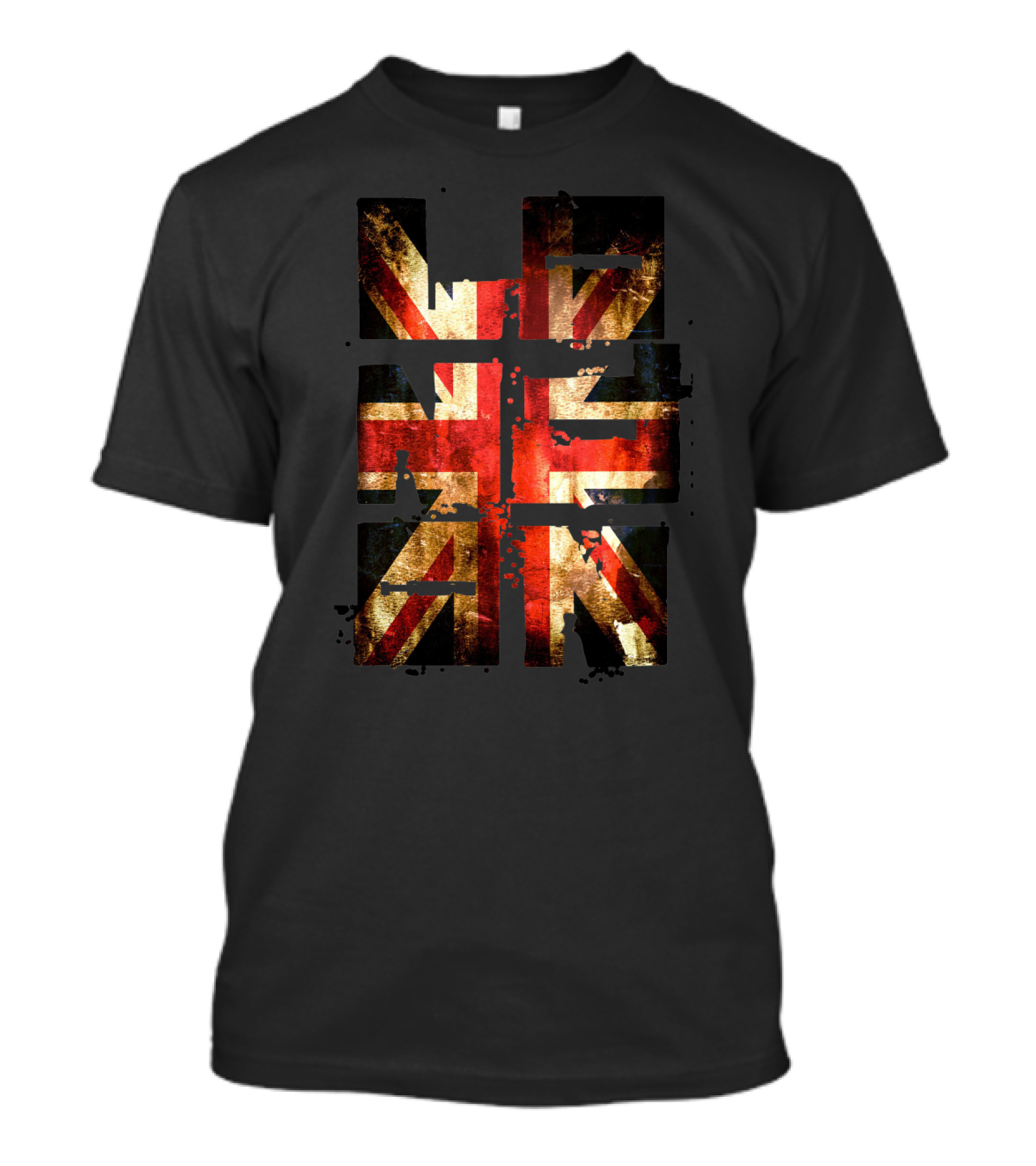 London Union Jack Distressed Flag T-Shirt