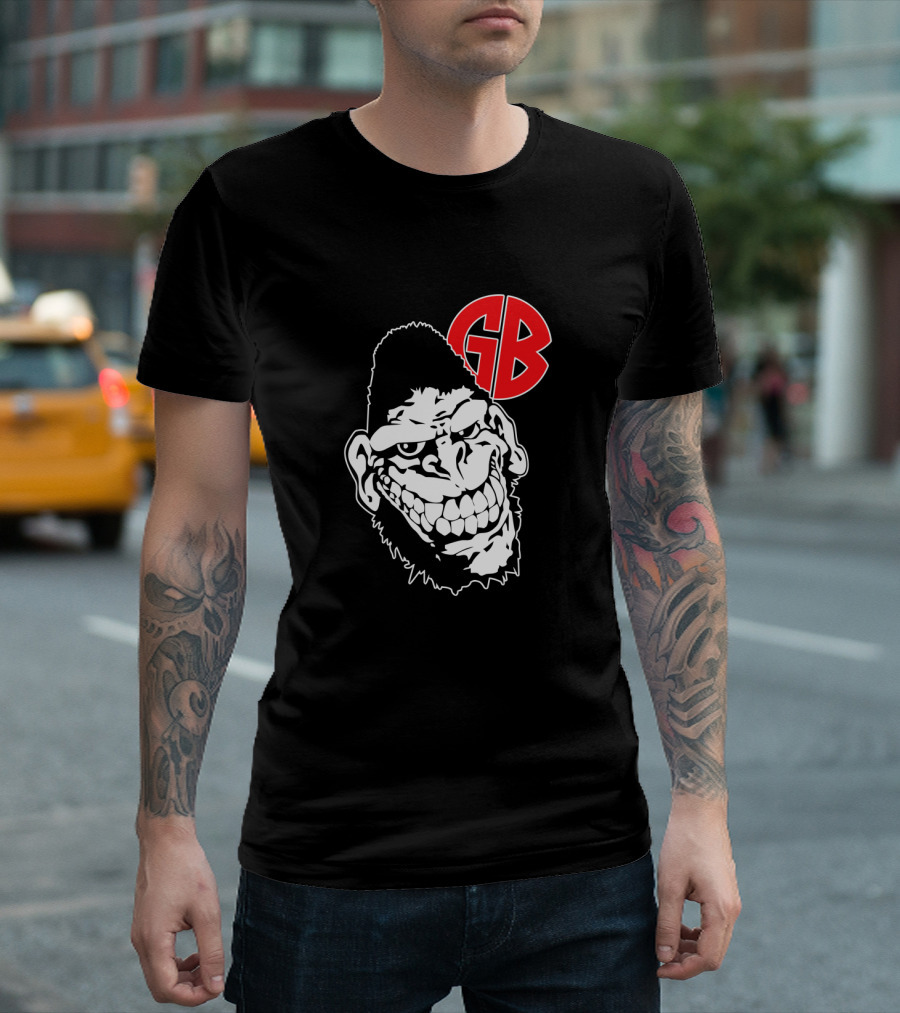 Gorilla Biscuits GB Logo Grinning Gorilla T-Shirt