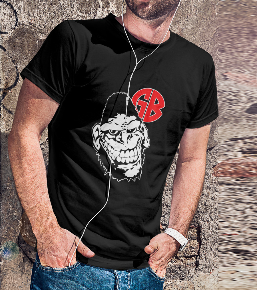 Gorilla Biscuits GB Logo Grinning Gorilla T-Shirt