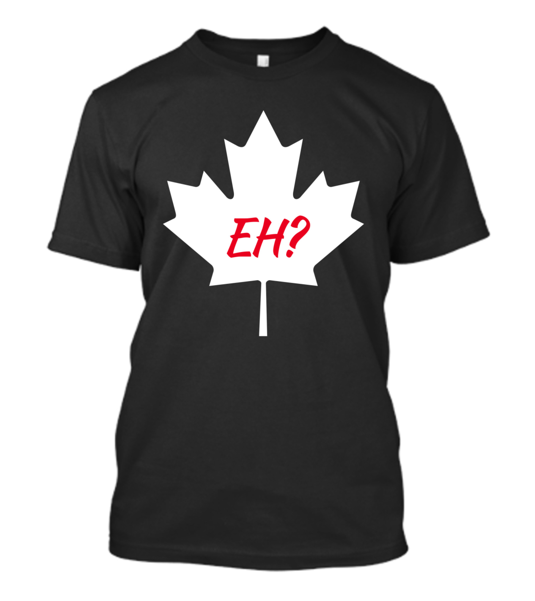 CANADA EH MAPLE LEAF ICON CHARCOAL BACKDROP T-Shirt