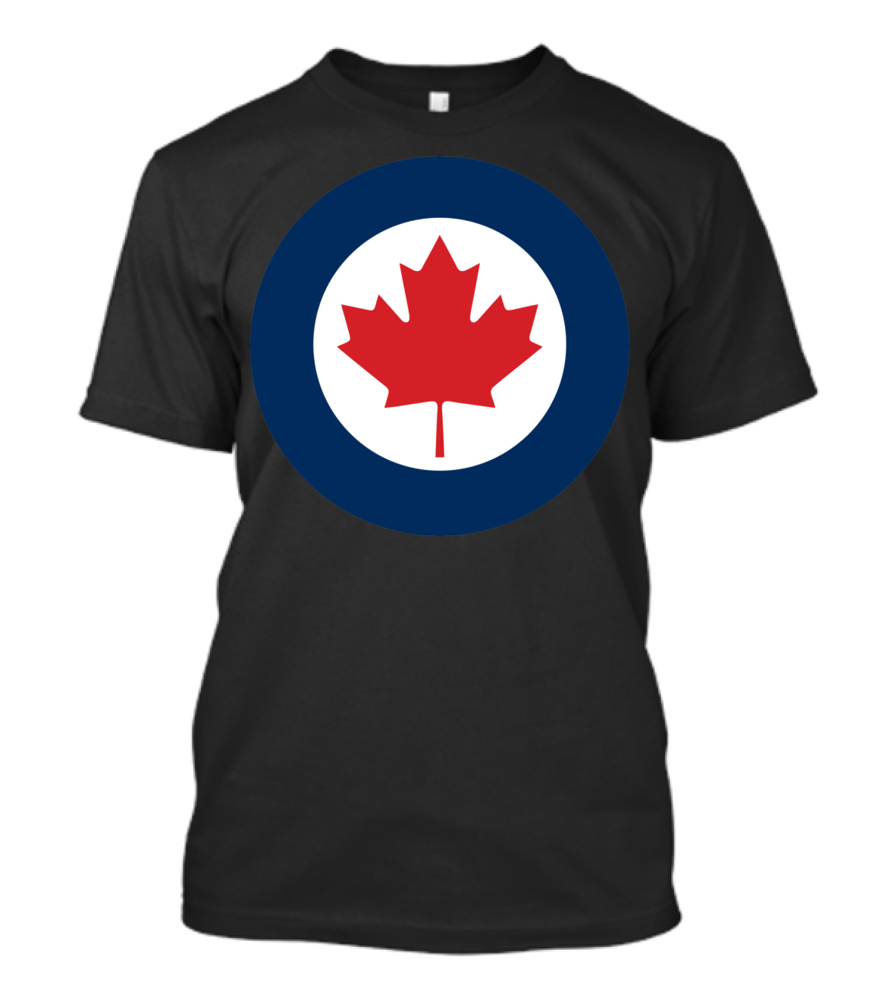 Canada Red Maple Leaf Circle Emblem T-Shirt