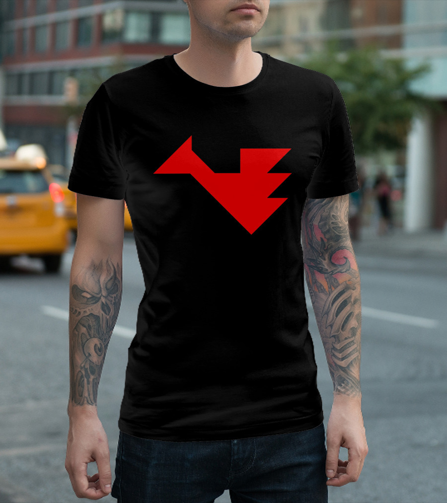 Red Dragon Tangram Puzzle T-Shirt