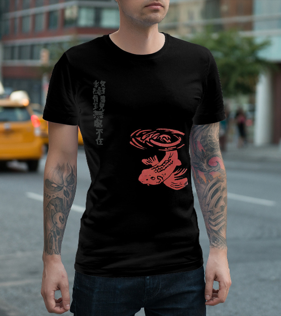 Teachings Manifesting Everywhere Zen Koi Symbolism T-Shirt