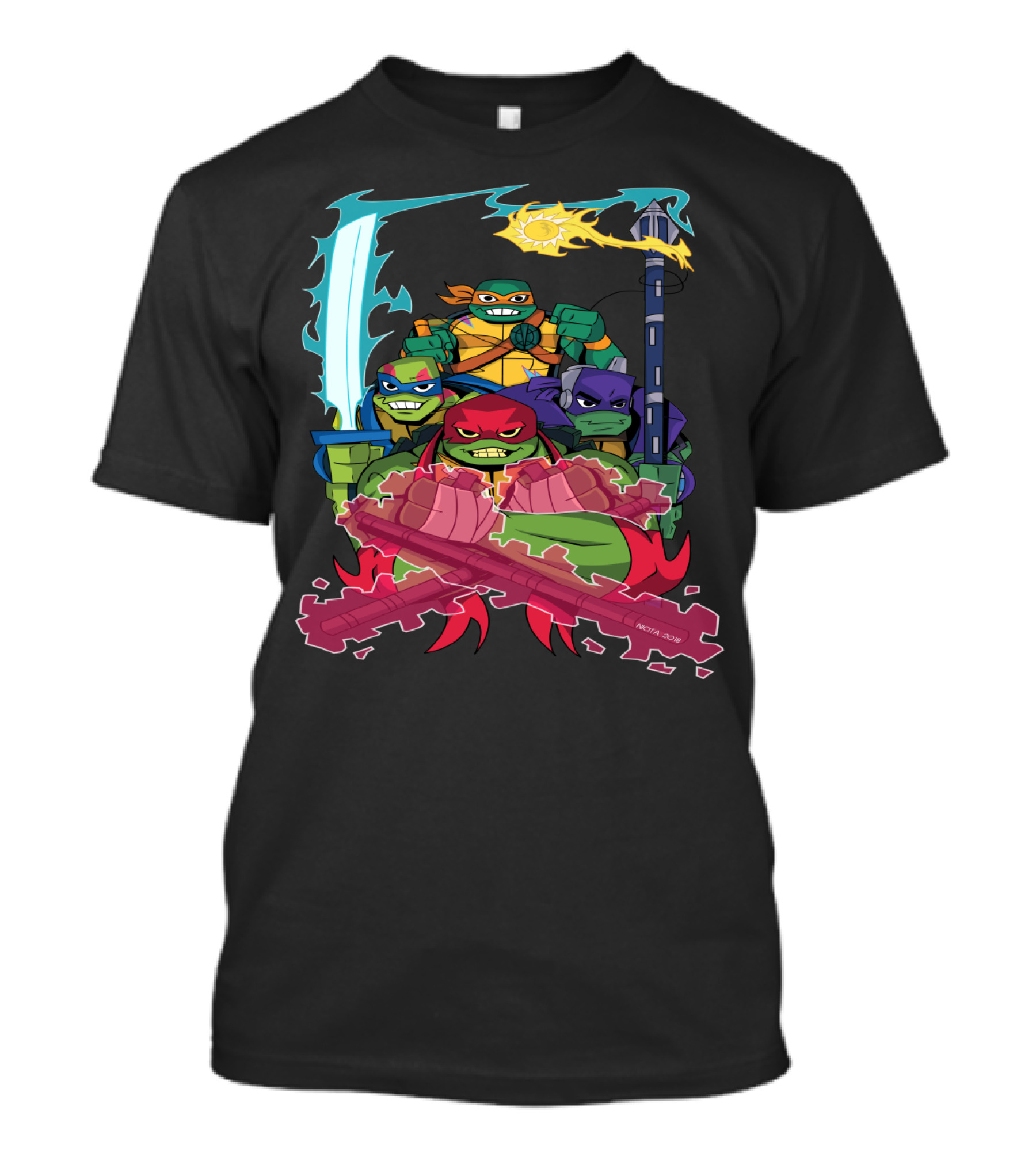Rise Of The Ninja Turtles Team Adventure T-Shirt