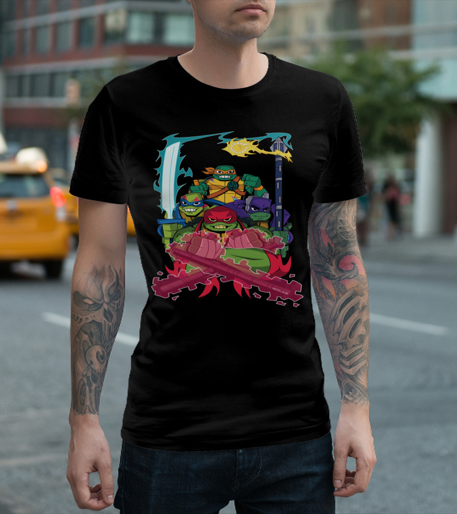Rise Of The Ninja Turtles Team Adventure T-Shirt
