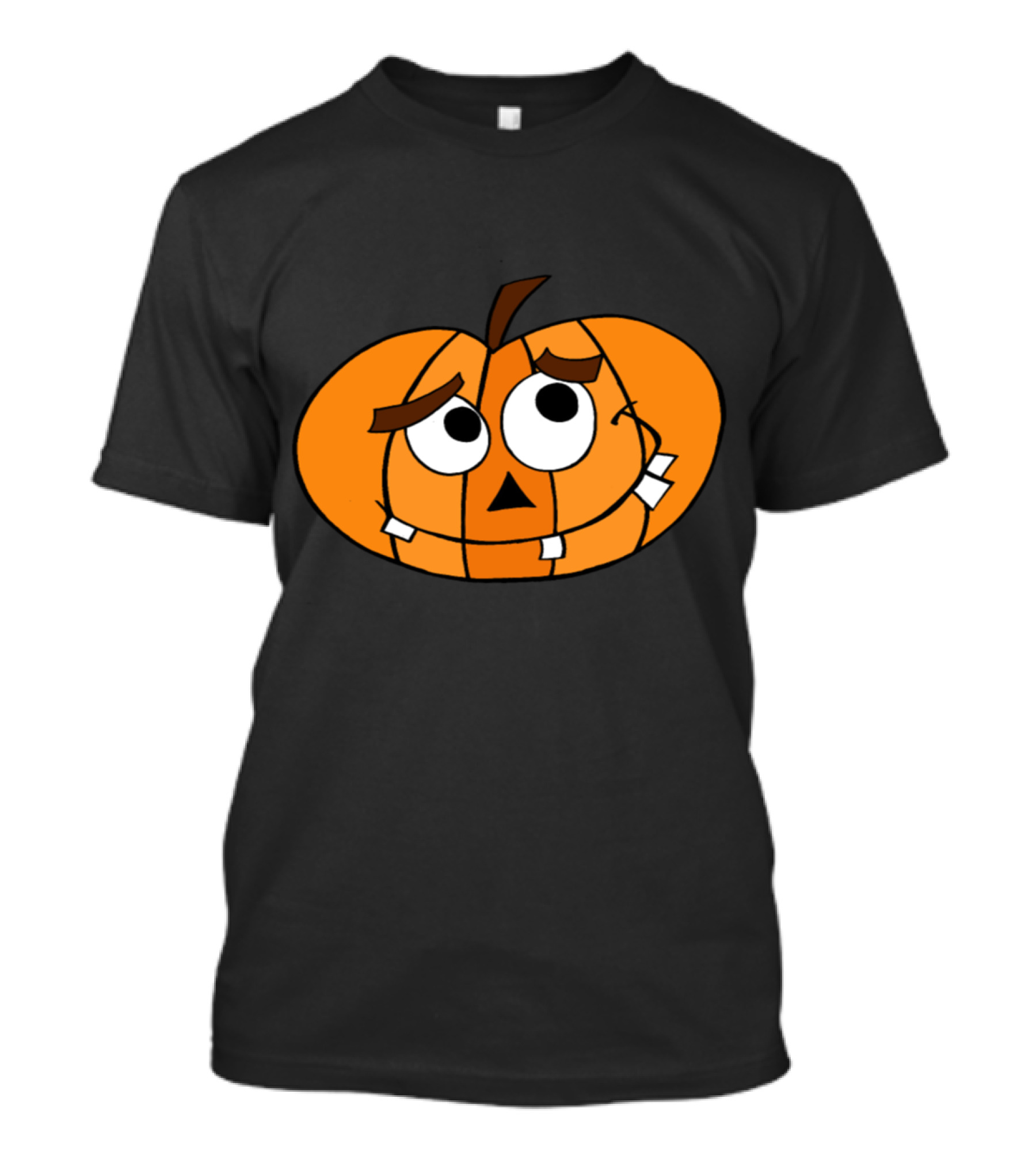Pumpkin Halloween Jack O Lantern Trick Or Treat Face T-Shirt