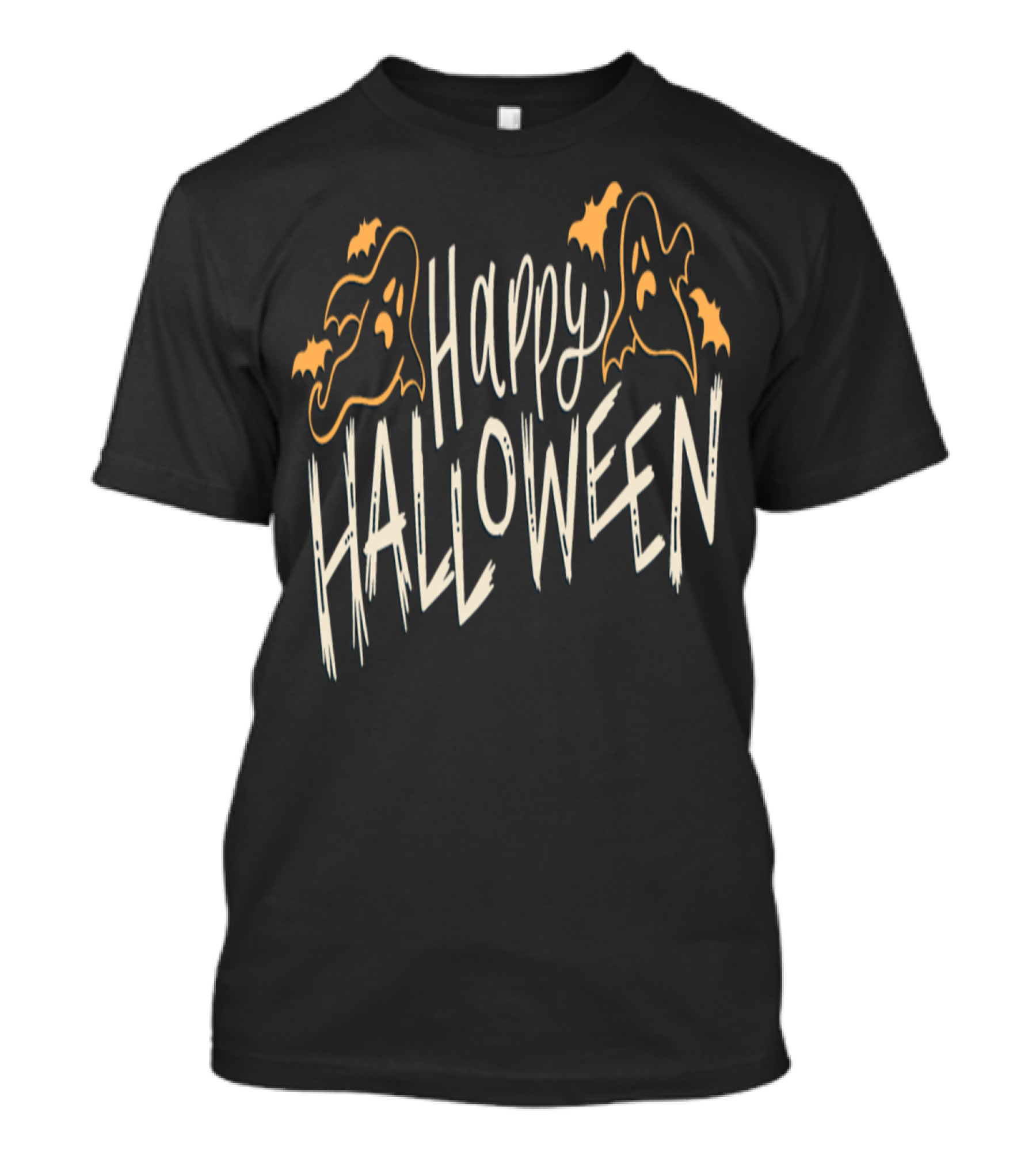 Happy Halloween Pumpkin Ghost Witch Zombie Vampire T-Shirt