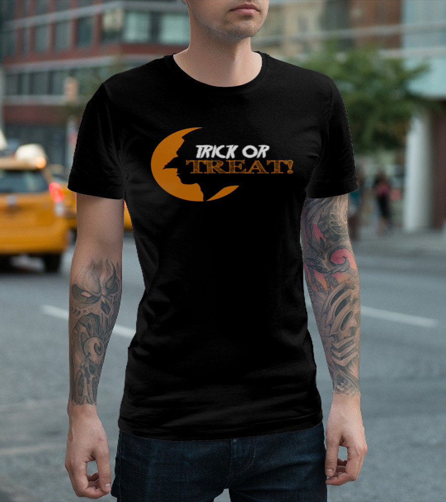 Trick or Treat Halloween Pumpkin Face Party T-Shirt