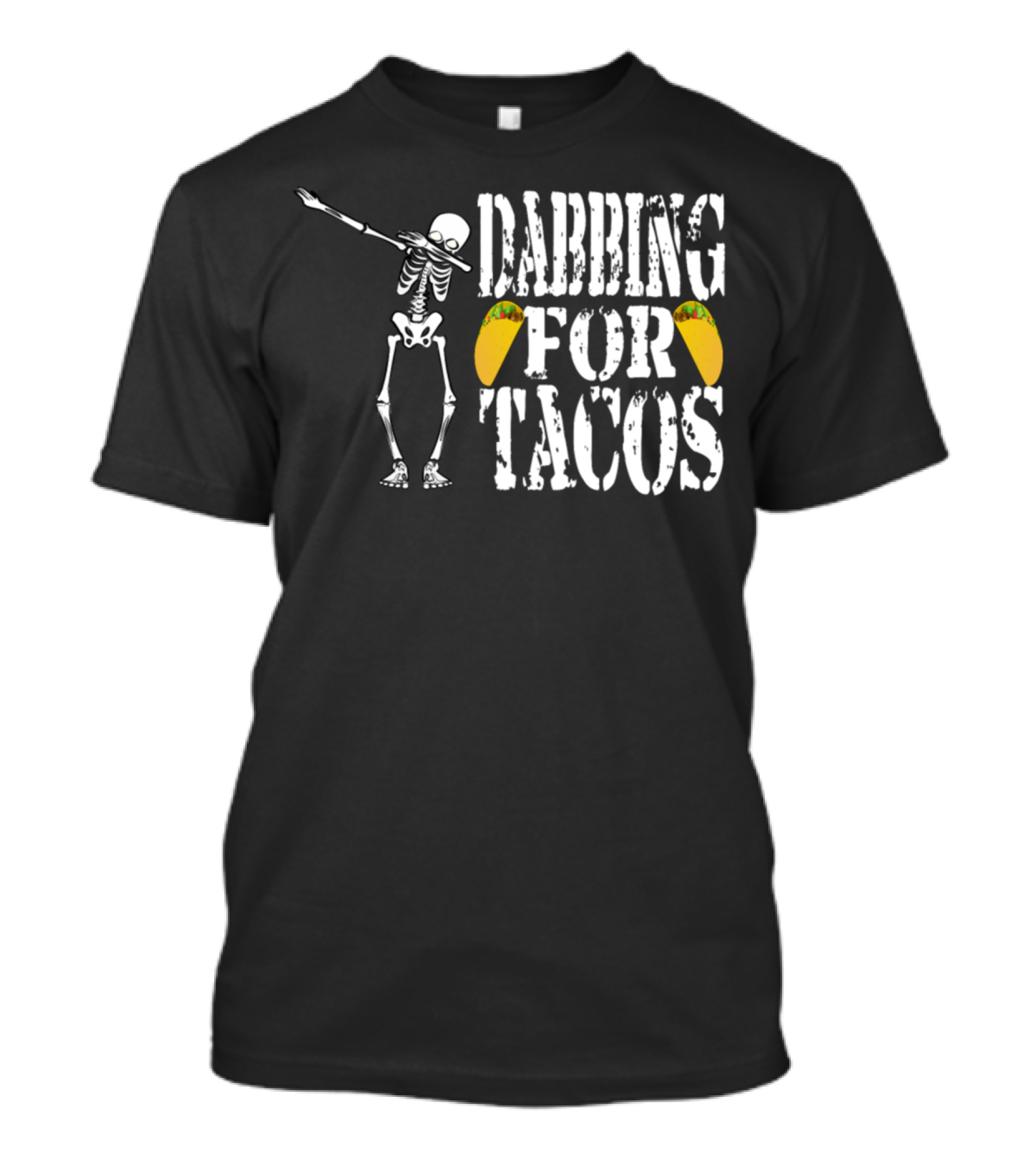 Dabbing For Tacos Skeleton Halloween T-Shirt