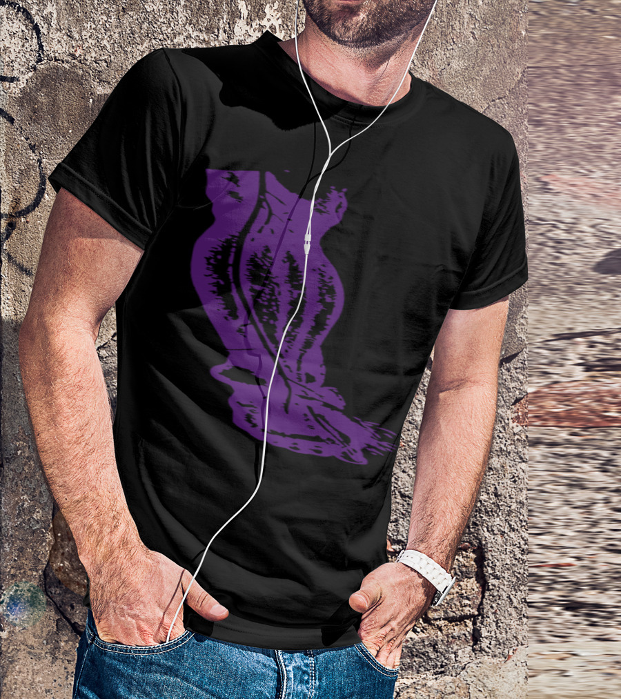 BodyEvents Purple Anatomical Muscle T-Shirt