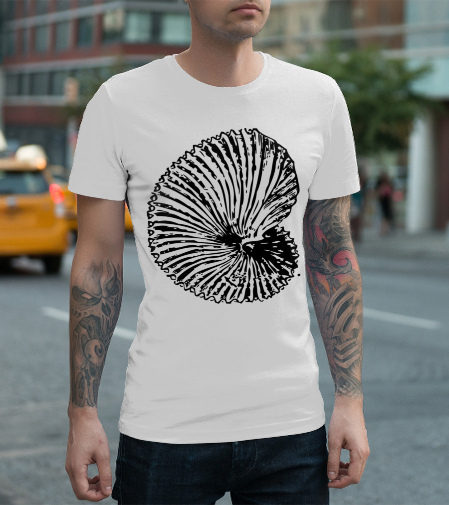 Argonaut Shell Black Nautilus T-Shirt