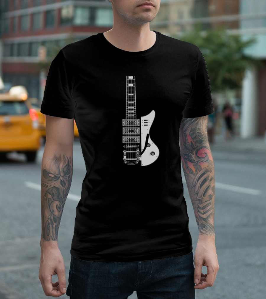 Guitar Skeleton Electric Instrument T-Shirt