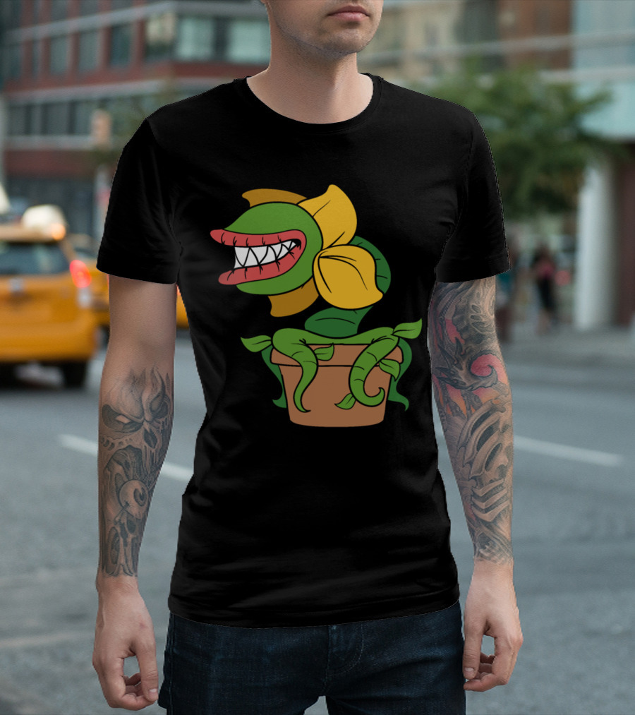 Halloween Monster Venus Flytrap Horror T-Shirt