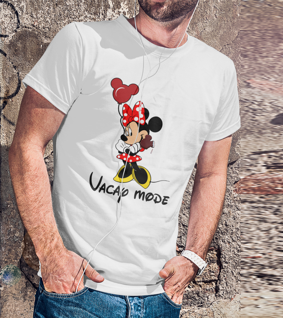 Disney Minnie Mouse Vacay Mode Balloon And Ice Cream T-Shirt