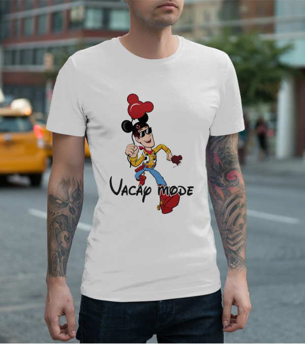 Vacay Mode Woody Mickey Ears Fun Adventure T-Shirt