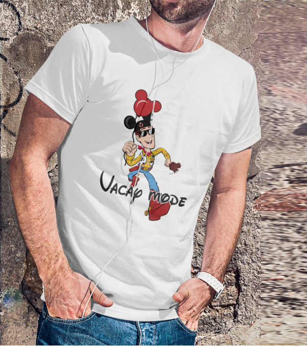 Vacay Mode Woody Mickey Ears Fun Adventure T-Shirt
