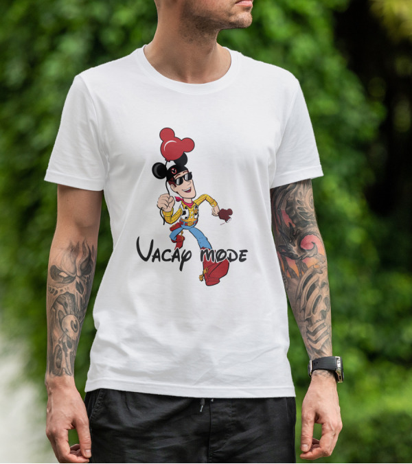 Vacay Mode Woody Mickey Ears Fun Adventure T-Shirt