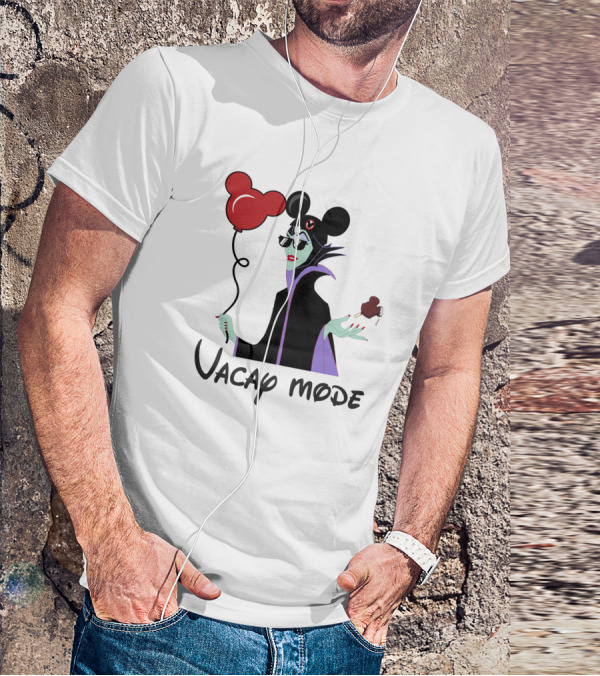 Maleficent Vacay Mode Disney Ears Balloon Chocolate Treat T-Shirt