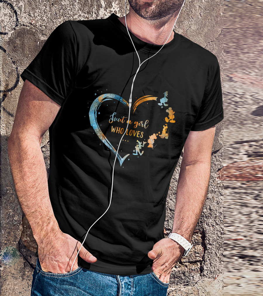 Just A Girl Who Loves Mouse Heart T-Shirt