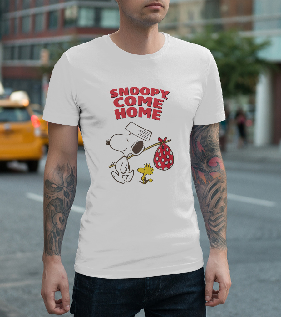 Snoopy Come Home Peanuts Vintage Cartoon T-Shirt