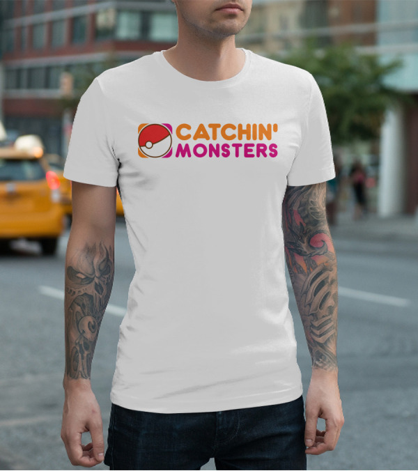 CATCHIN' MONSTERS Poké Ball T-Shirt