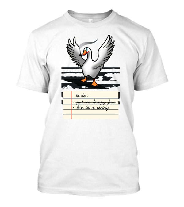 Honk Joker Put On Happy Face Live In A Society T-Shirt