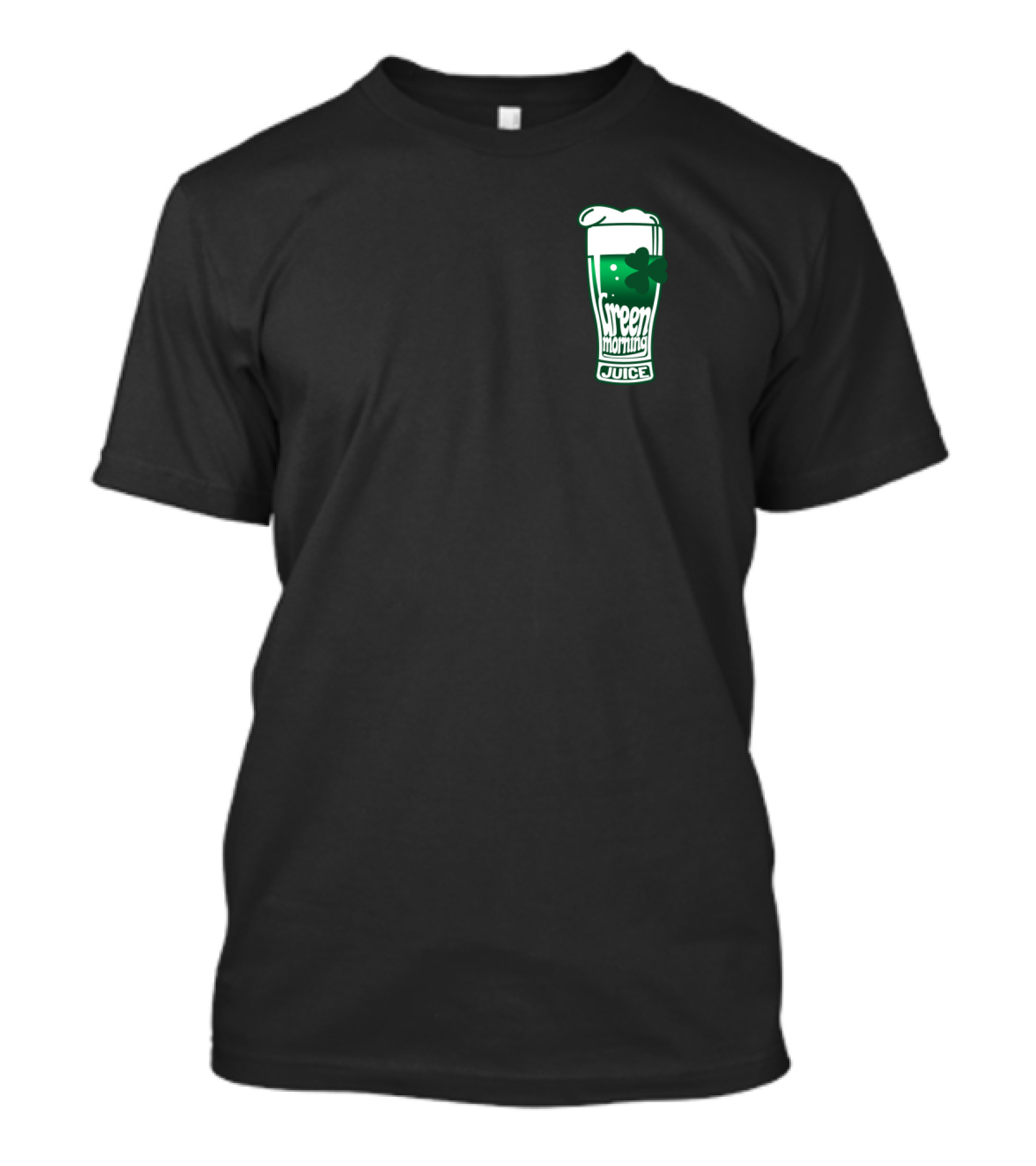 Green Morning Juice Shamrock Drink T-Shirt