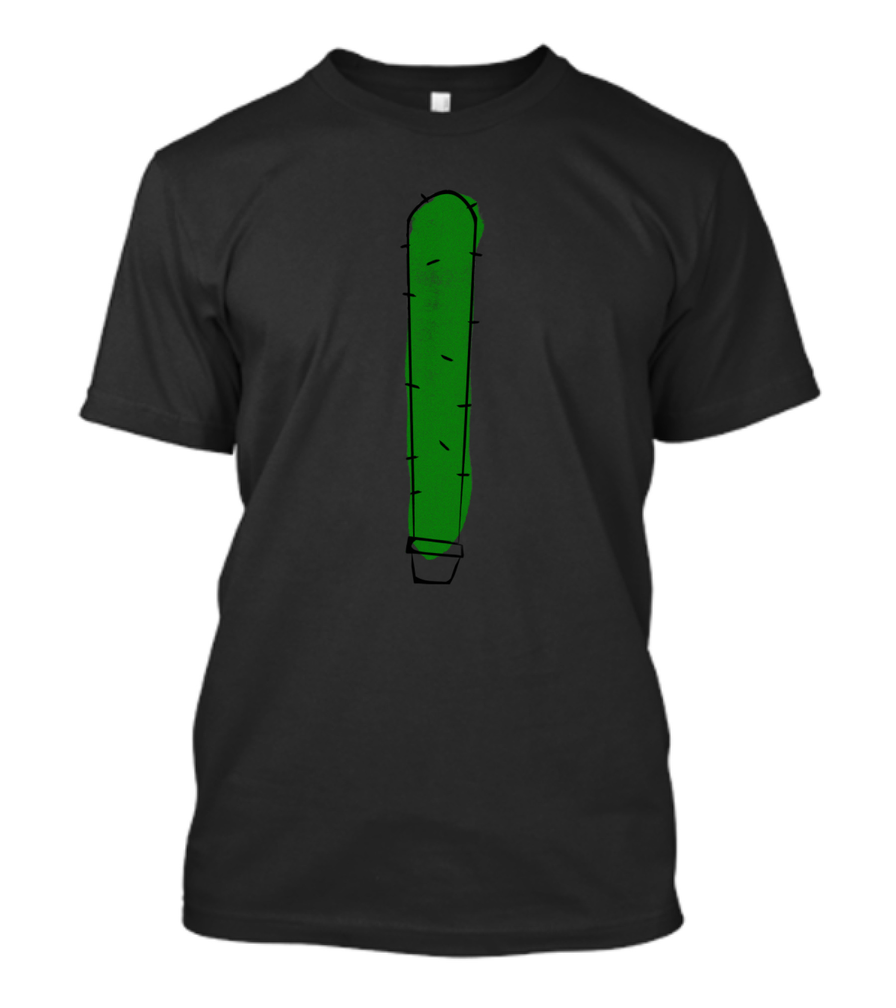 Cactus Green Simple T-Shirt