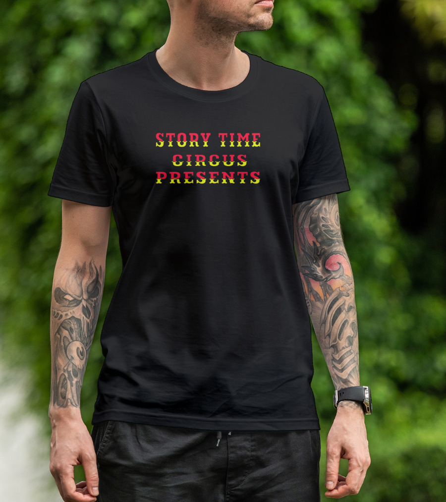 Story Time Circus Presents Bold Red T-Shirt