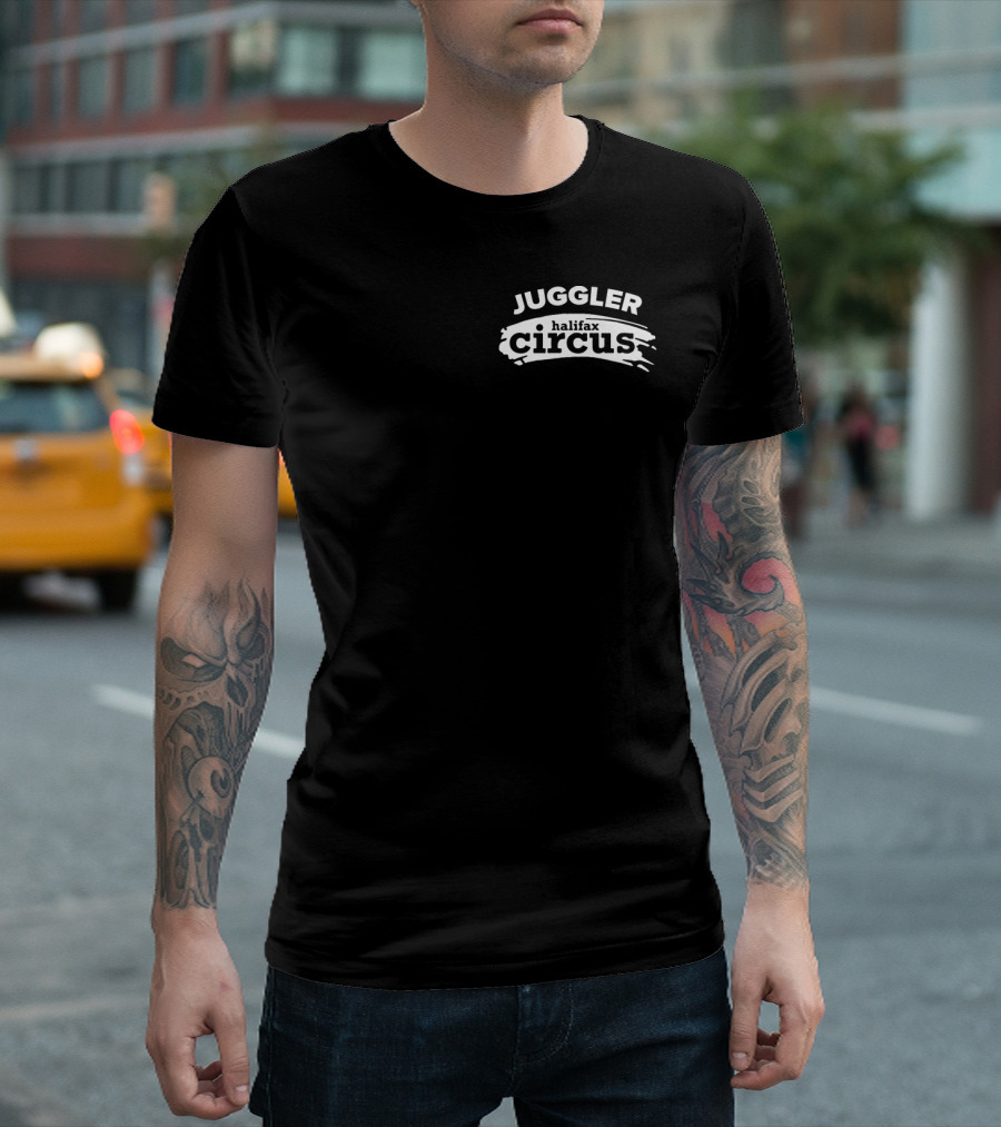 Juggler Halifax Circus Festival Performance Merchandise T-Shirt