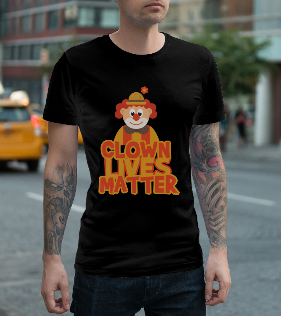 Clown Lives Matter Red Nose Circus Clowns T-Shirt