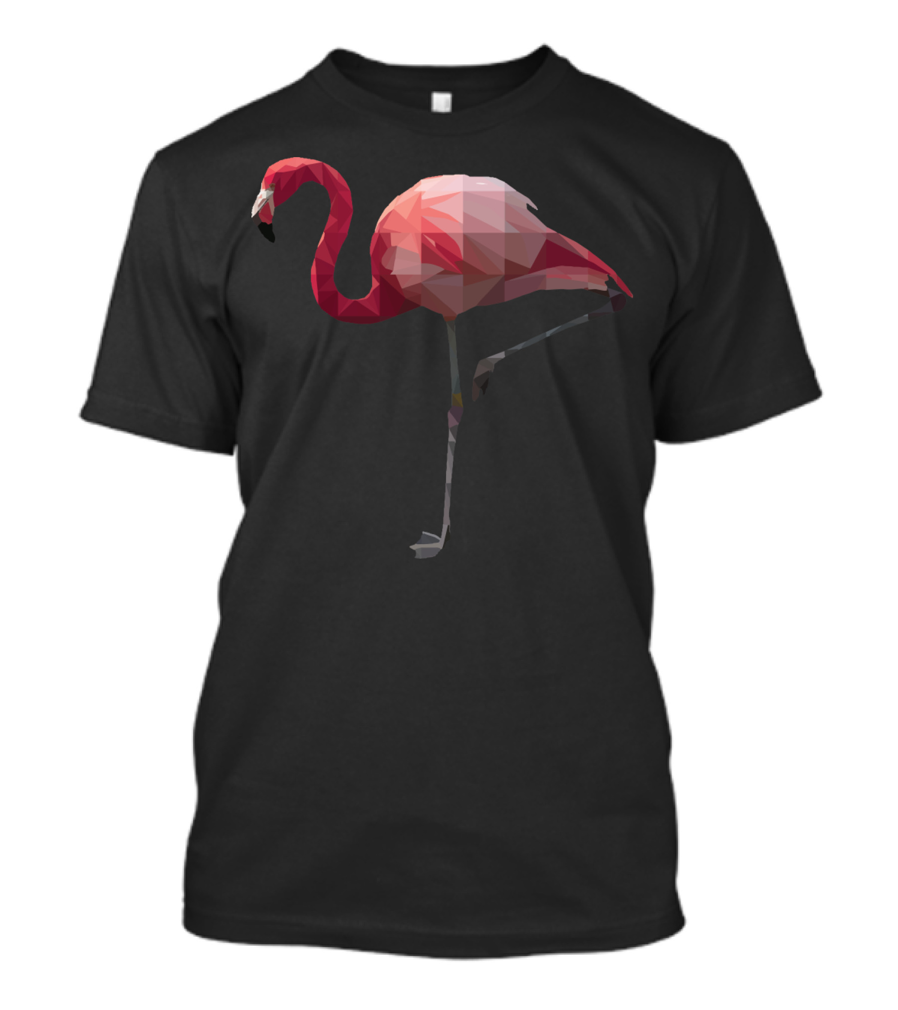 GeoFlamingo Low Poly Pink Flamingo T-Shirt