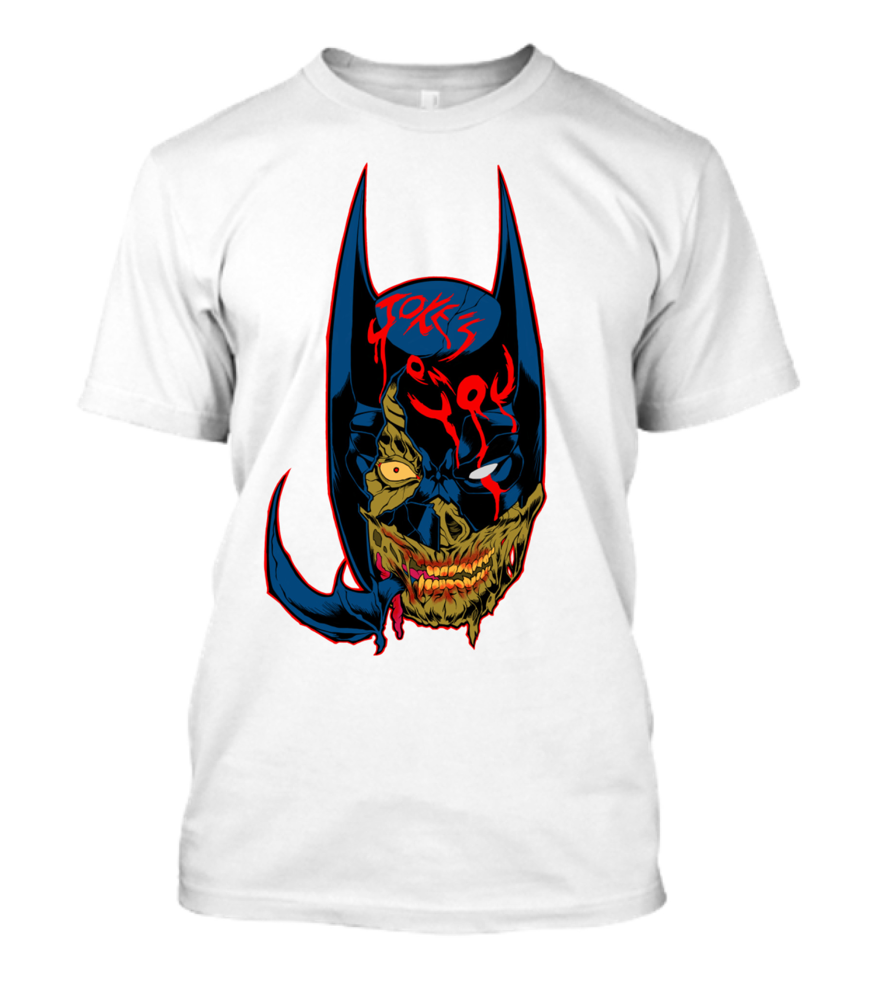 Jokes On You Zombat Face Mask T-Shirt