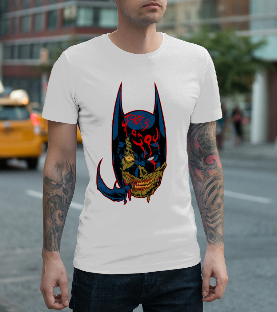 Jokes On You Zombat Face Mask T-Shirt