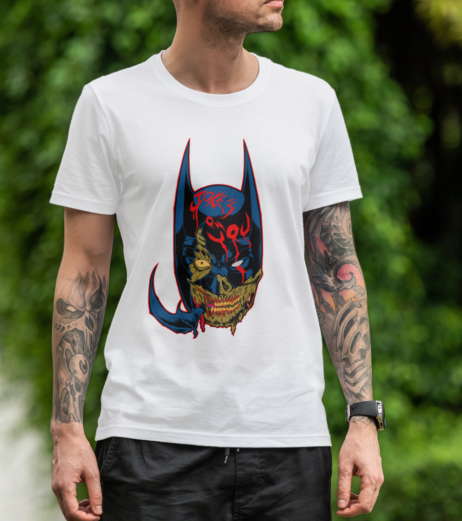Jokes On You Zombat Face Mask T-Shirt